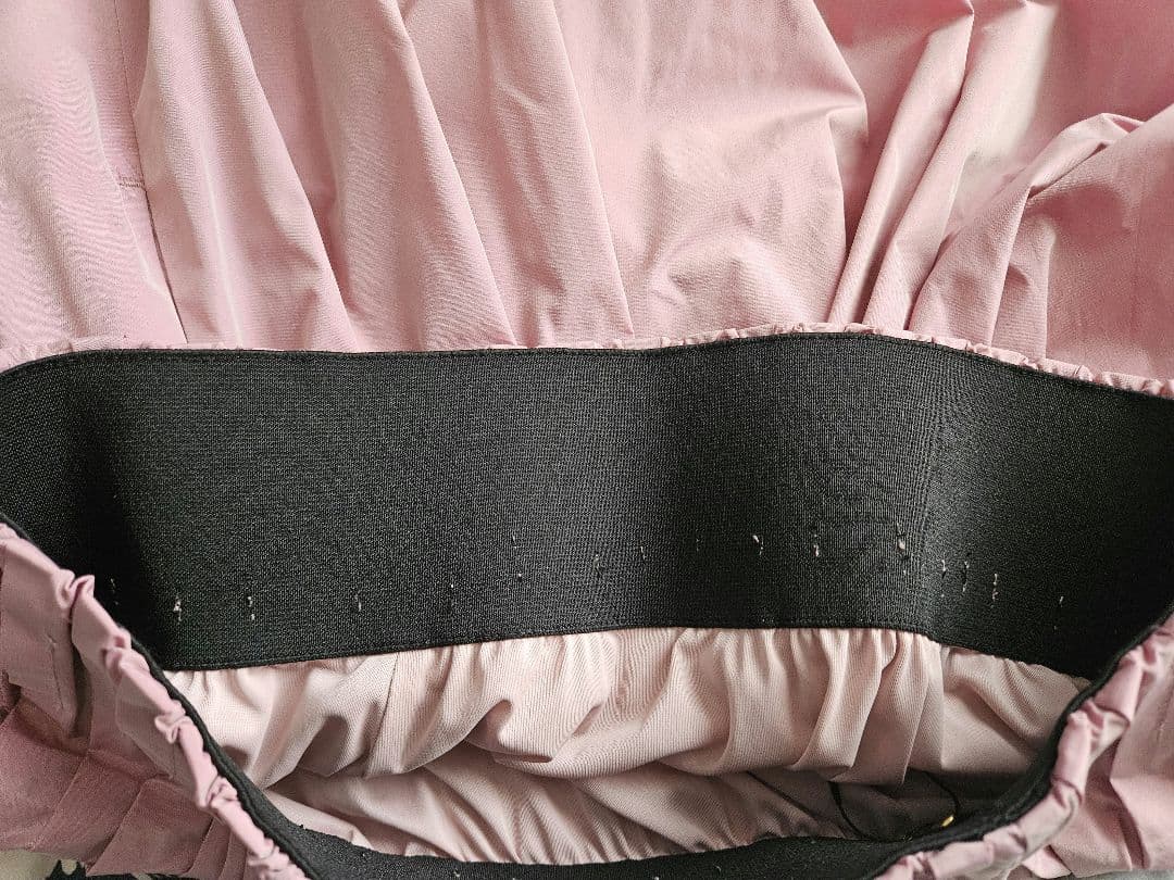 ビアズリー　ギャザースカート ピンク