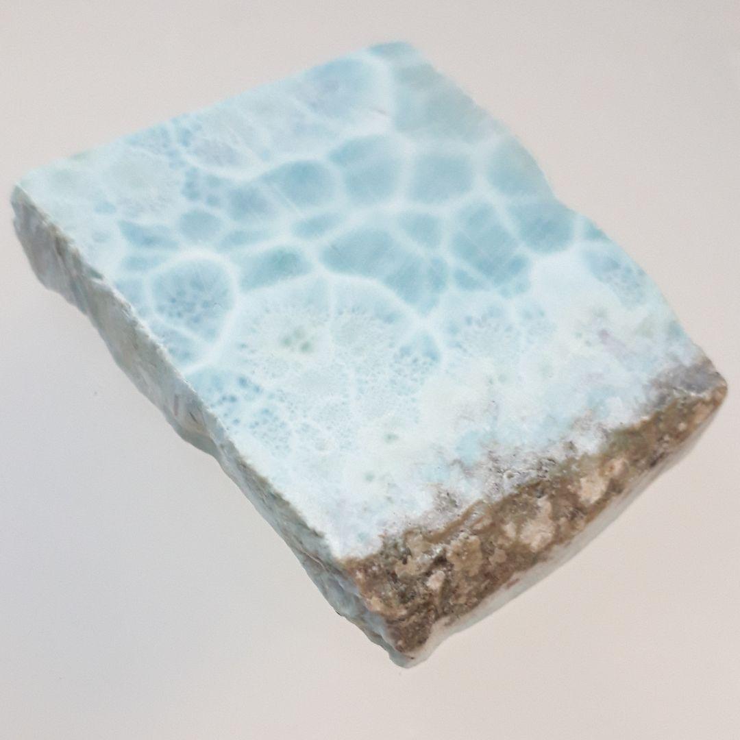 ラリマーの板状原石　52g