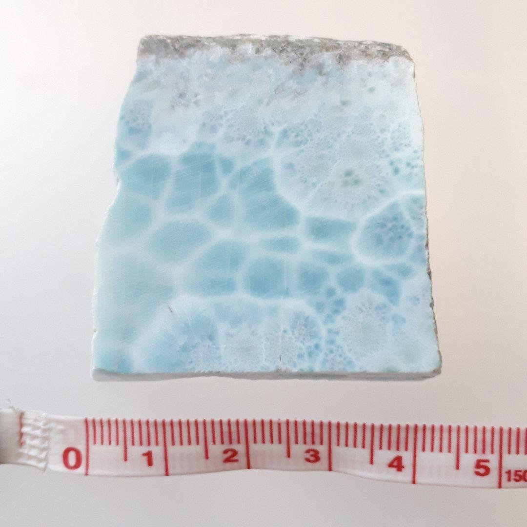 ラリマーの板状原石　52g