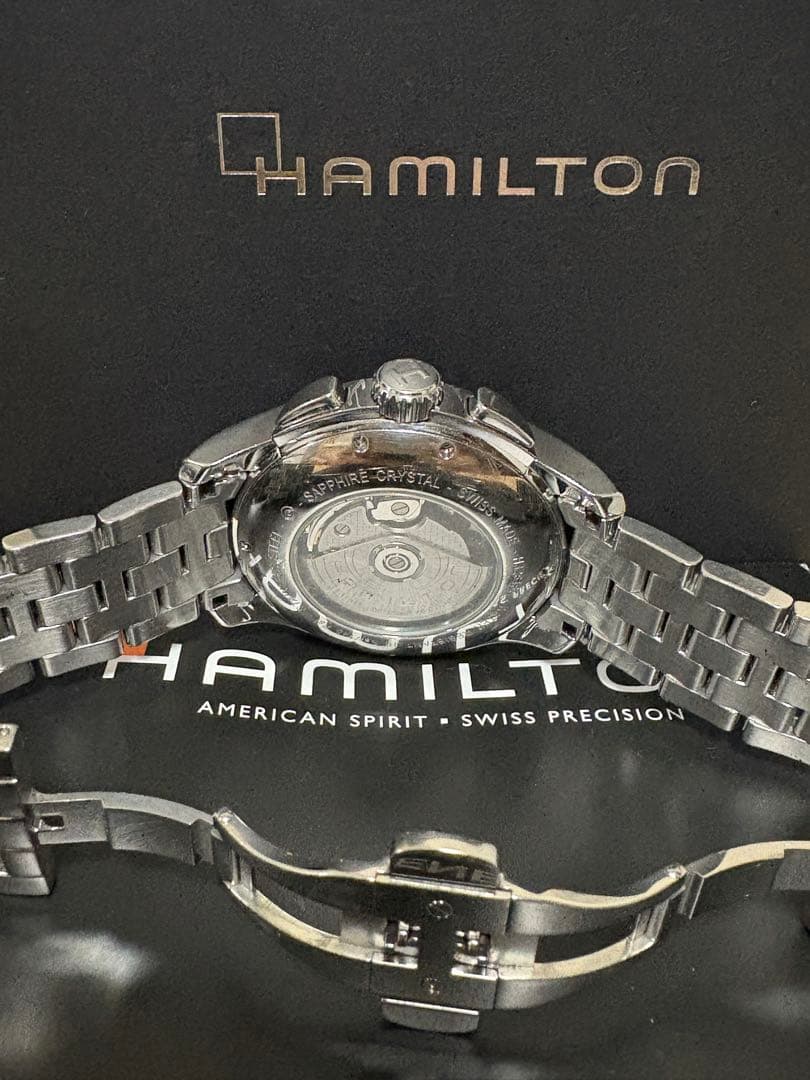 歳末セール中 ハミルトン HAMILTON ジャズマスタークロノグラフ 自動巻き