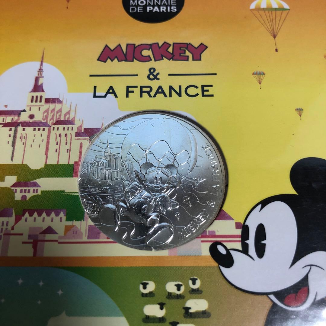 りんご フランス国立造幣局【モネドパリ】ミッキー10ユーロ銀貨3枚セット