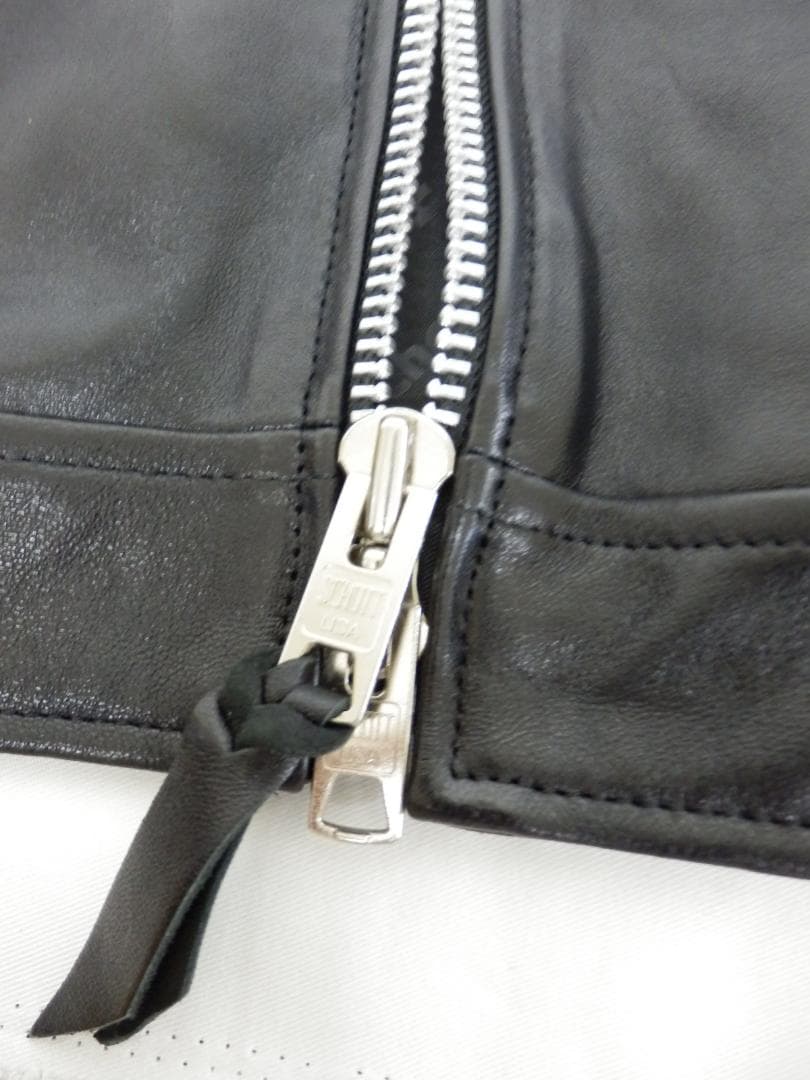 M1530 Schott シングル ブレスト ライダースジャケット 羊革