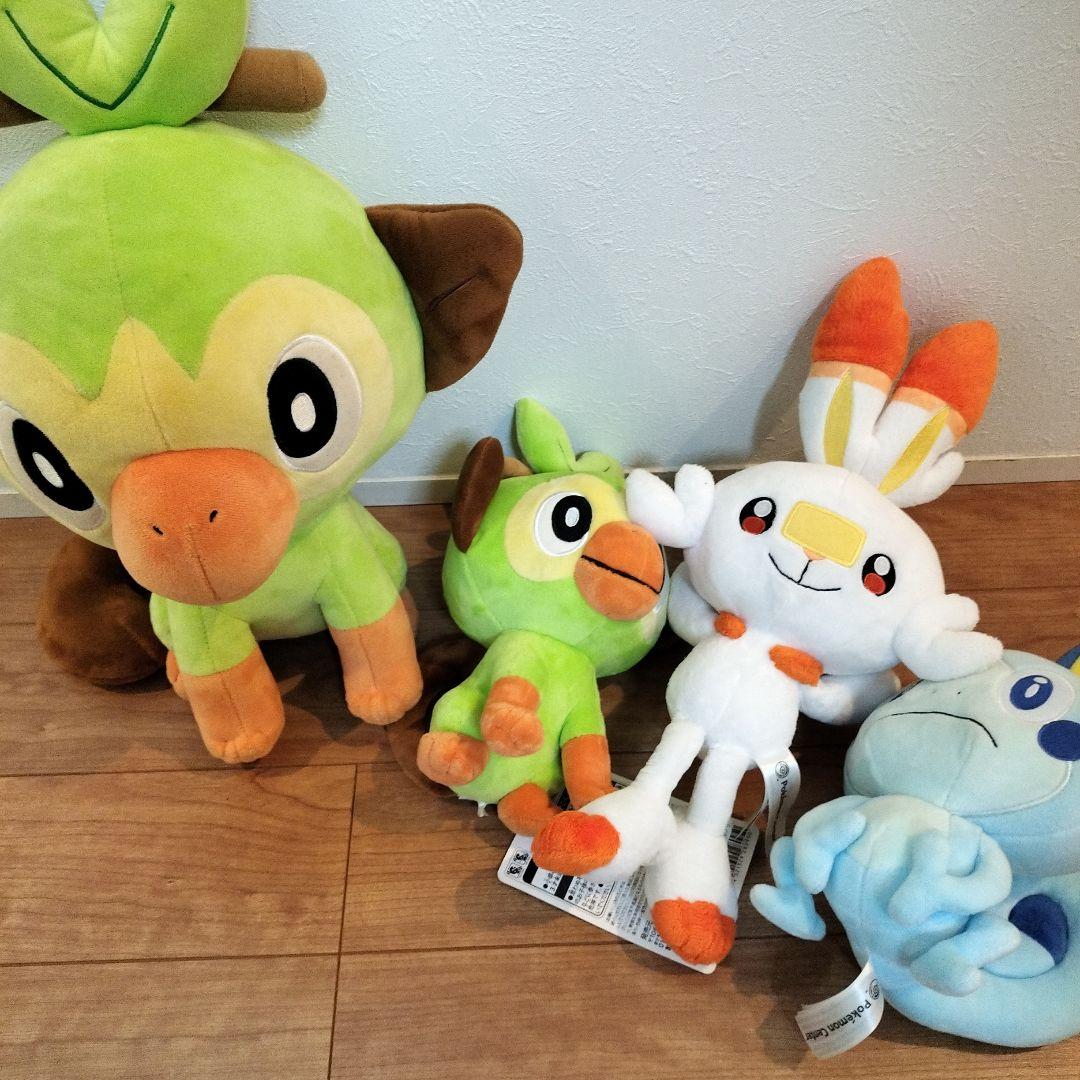 ポケモンセンター　歴代御三家ぬいぐるみ　まとめ売り