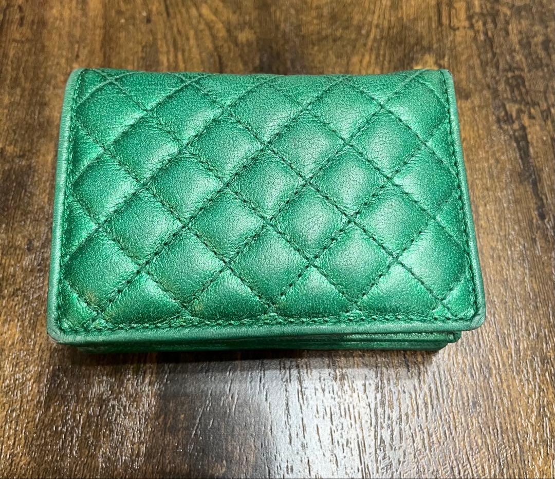 GUCCI グッチ オースビットラミネートレザー ミニウォレット