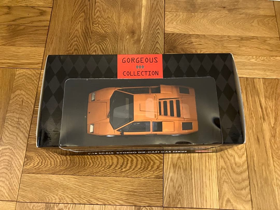 未開封 1/18 京商 ランボルギーニ カウンタック LP400 オレンジ