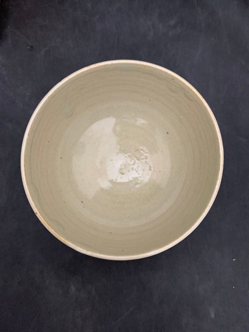 葵窯　竹里庵　加藤春ニ　蝶々絵　茶碗　茶道具　栞共箱