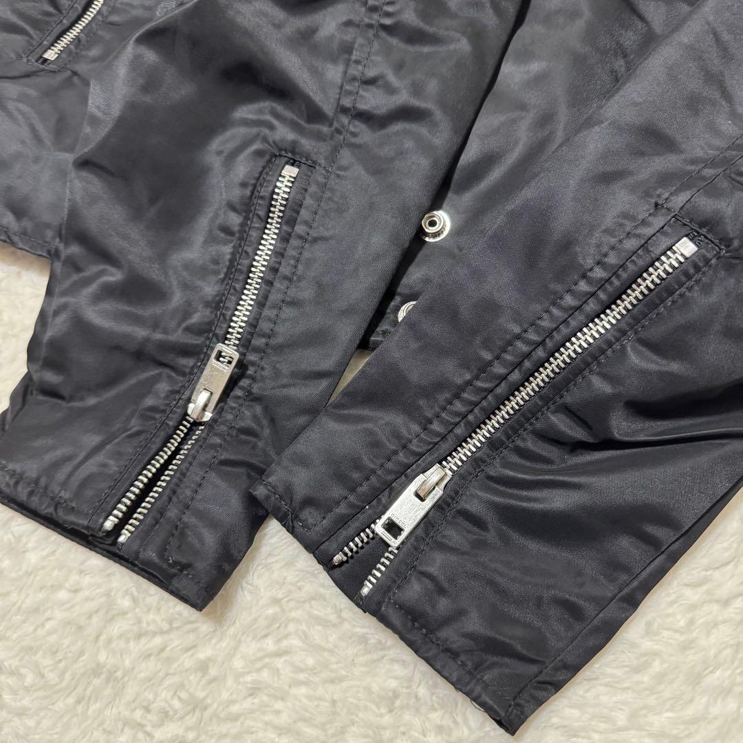 極美品！XL相当！池田エライザ着用！DIESEL ライダースジャケット 黒　現行