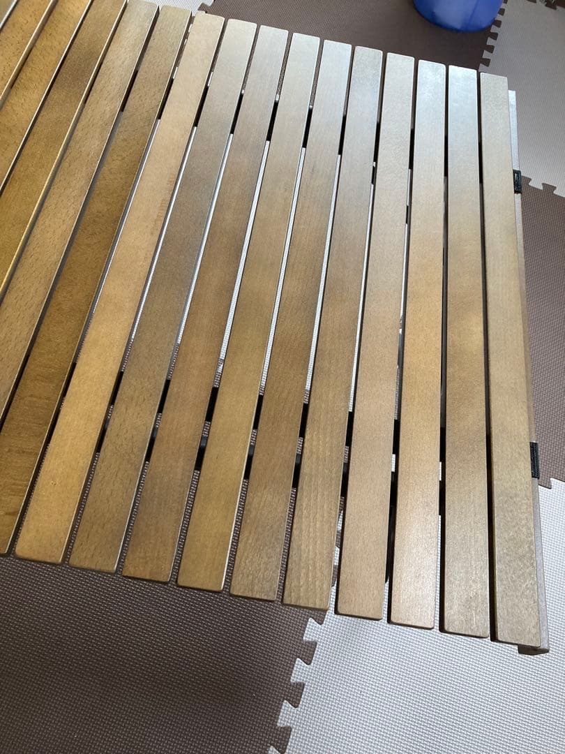 クイックキャンプ　ウッドロールローテーブル　90✕60