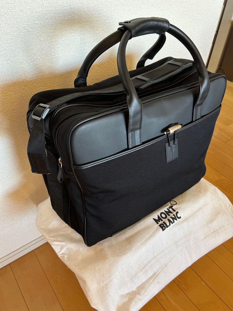 MONTBLANC ナイトフライト　2泊3日出張バック　ビジネスバッグ　ブラック