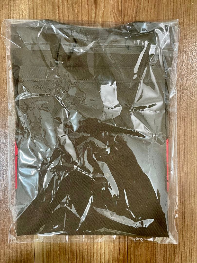 GLIMSPANKY☆2021年もこもこロゴTシャツ復刻版☆ブラウン×赤ロゴ