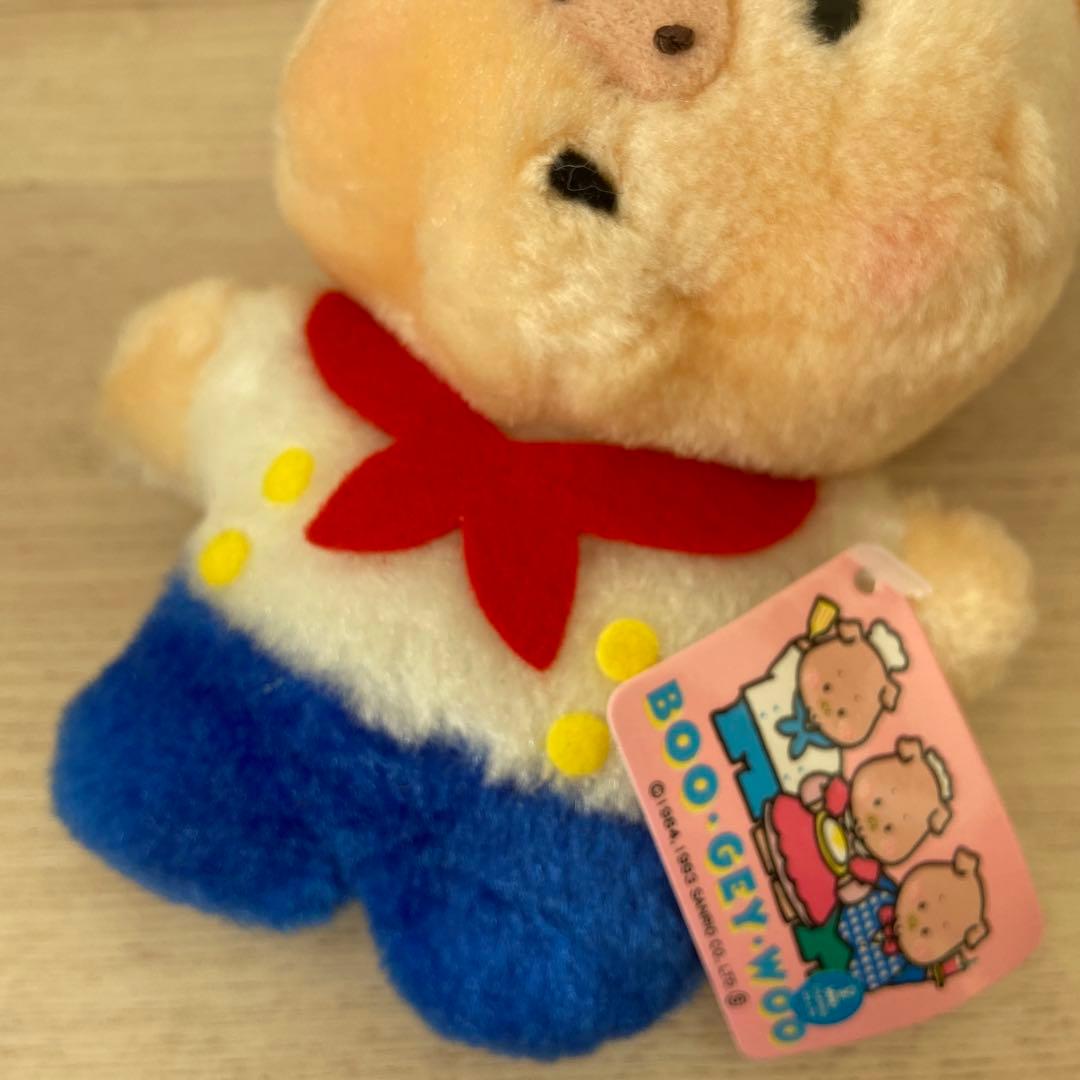 サンリオ　ブーギーウー　ウー　ぬいぐるみ　レトロ　ぶた　激レア　昭和平成　旧ロゴ