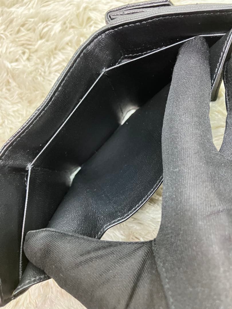 箱付き極美品✨ サンローラン 三つ折り財布 カサンドラ キャビアスキンYSL