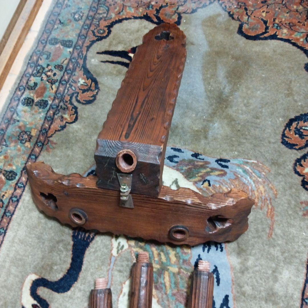 木製彫刻　アンティーク椅子