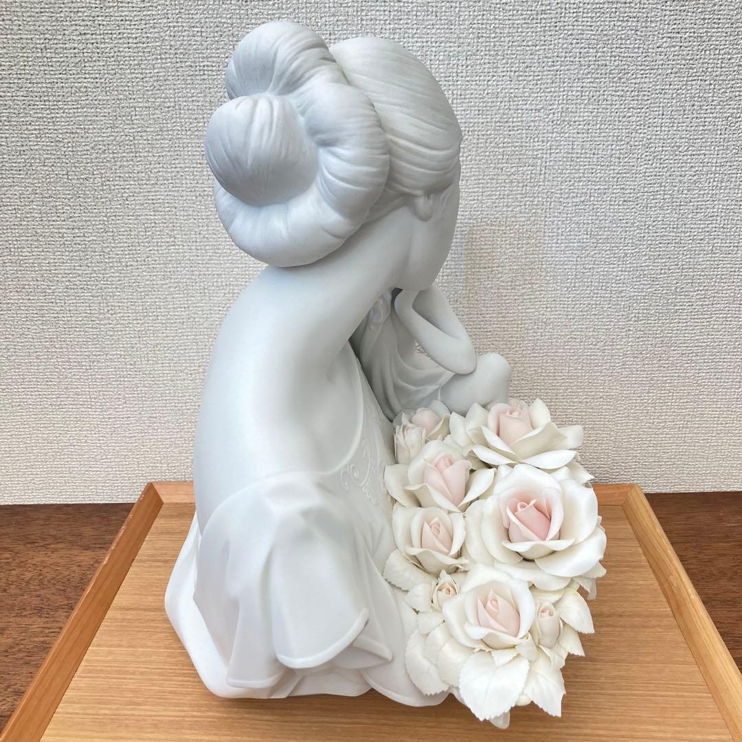 【LLADRO】美の輝き グレイスシリーズ バラ 妖精 フェアリー 置物