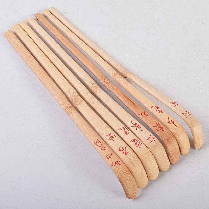 茶道具　茶杓師　影林宗篤作　表千家　歴代茶杓集　十四点揃　共箱　M　R8988