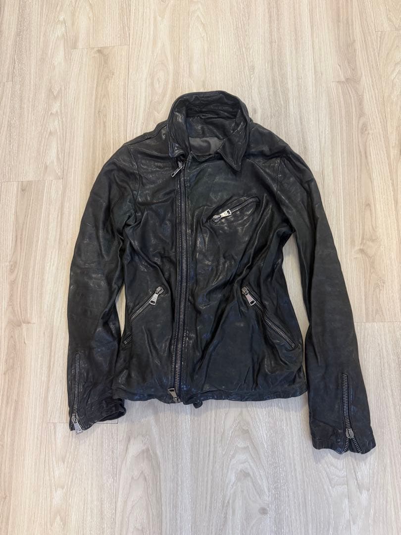 ジョルジオブラッド　ブラックレザージャケット