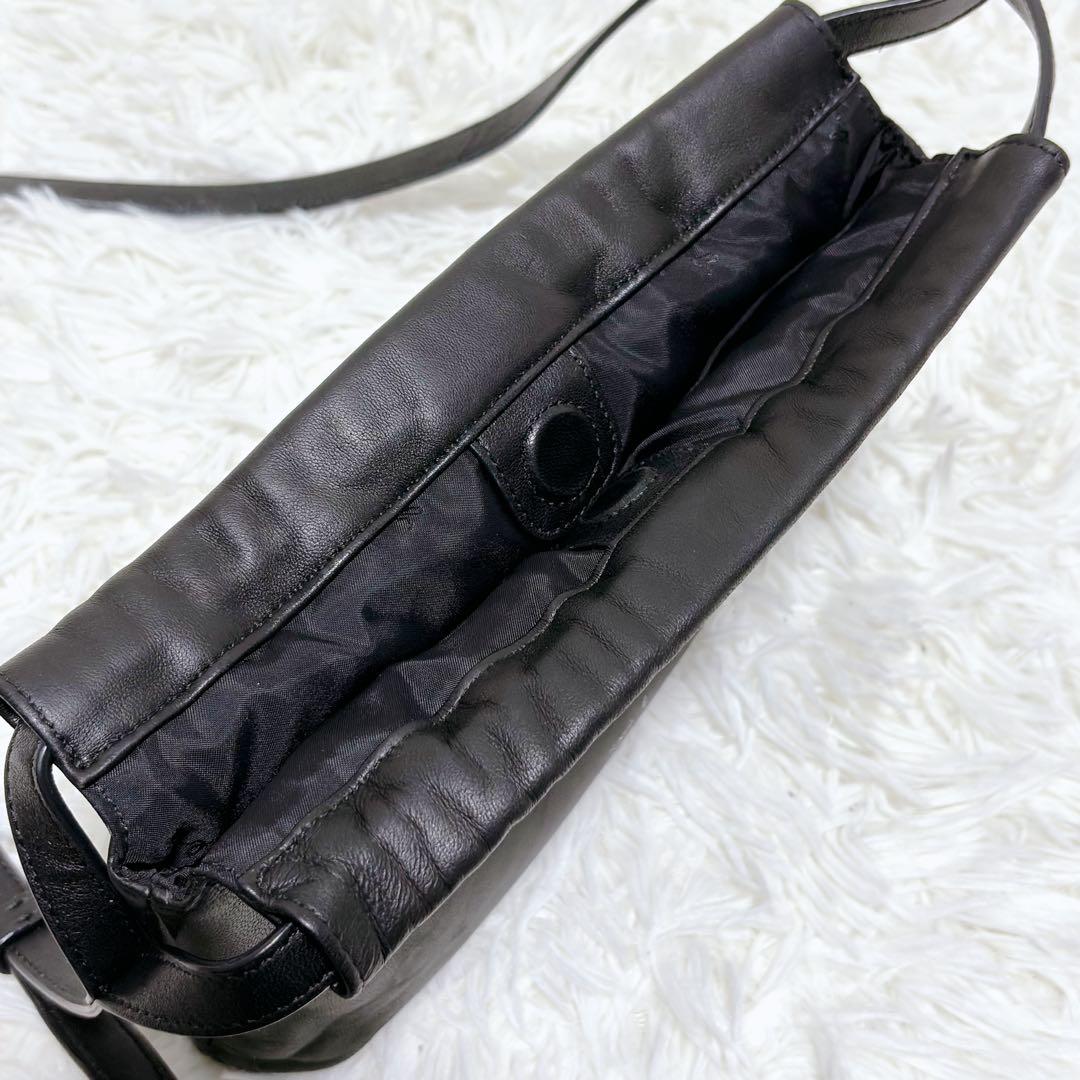 アニエスべー EDiE ショルダーバッグ ワンショルダーバッグ ブラック