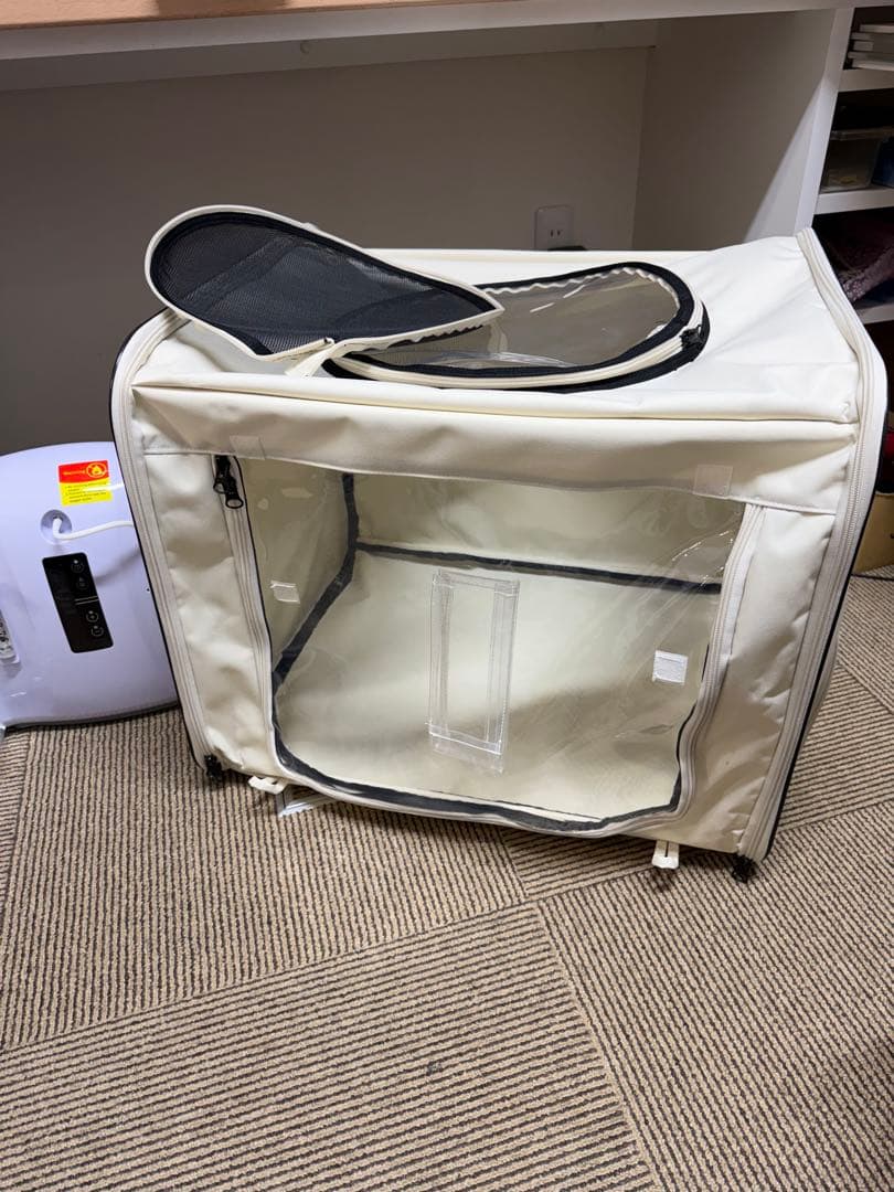 写真の後半に実物写真あります！ペット用酸素室　Sサイズ　小型犬　猫