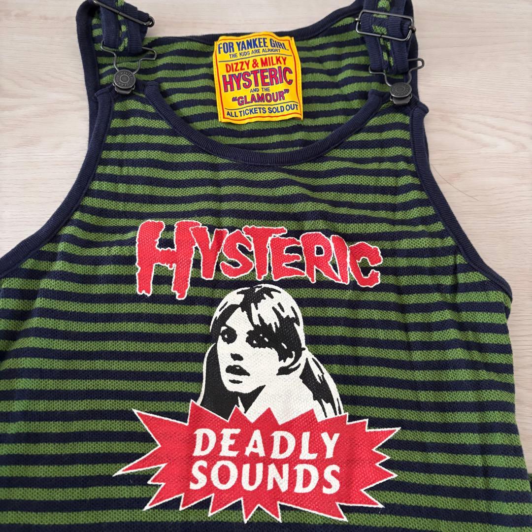 HYSTERIC GLAMOUR DEADLY SOUNDS タンクトップ　緑