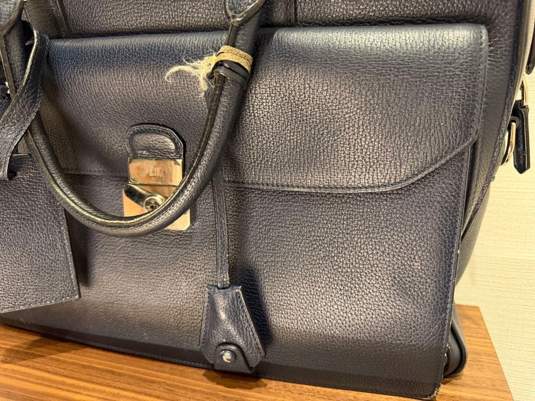 ダンヒル ブリーフケース アルバニー　ネイビー