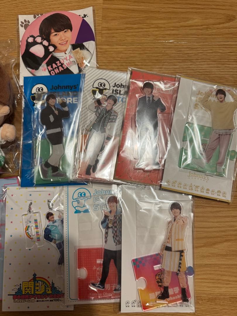 大橋和也　ちびぬい　アクリルスタンド　缶バッジ