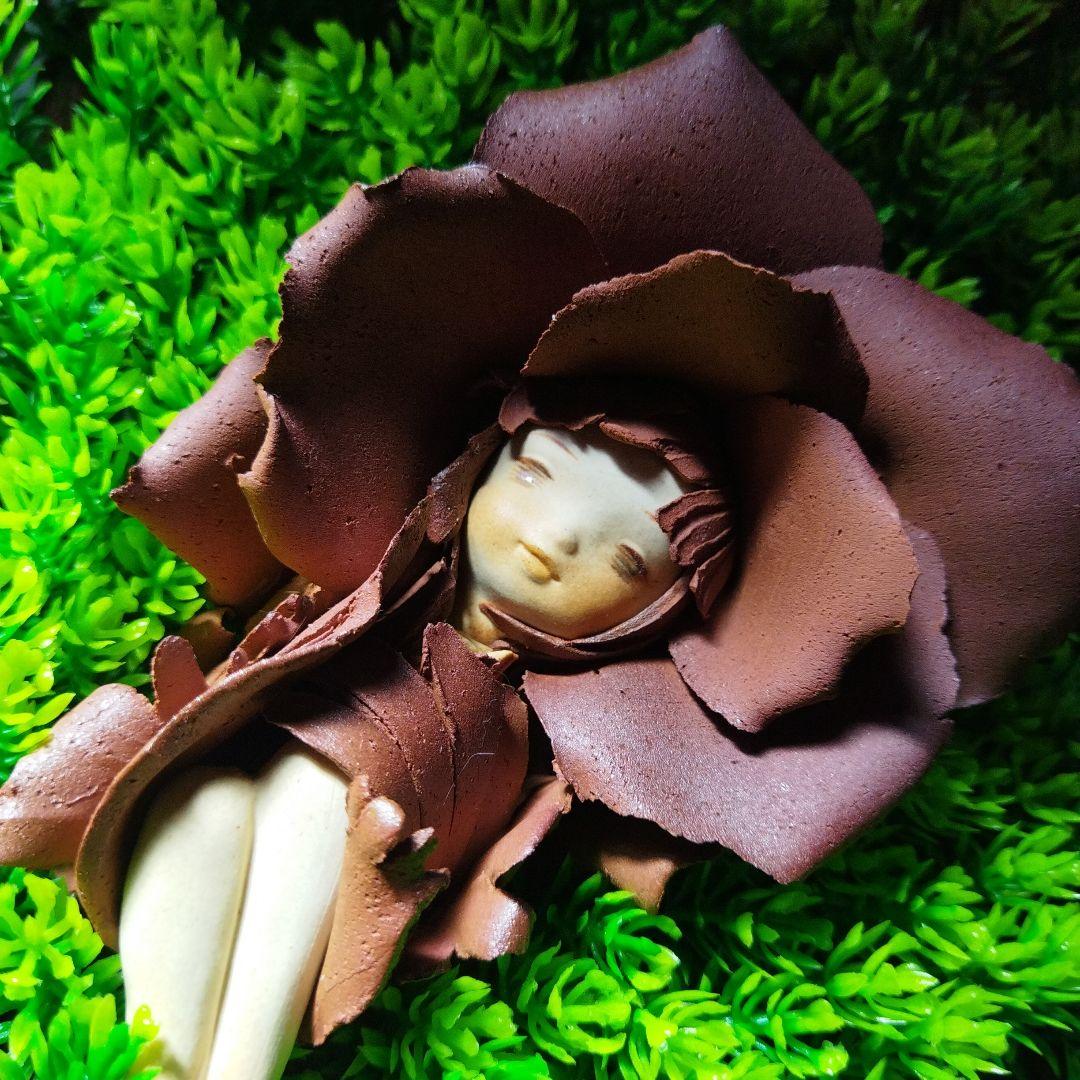 【陶器人形】創作人形作家　竹内祥子様の作品　森の精