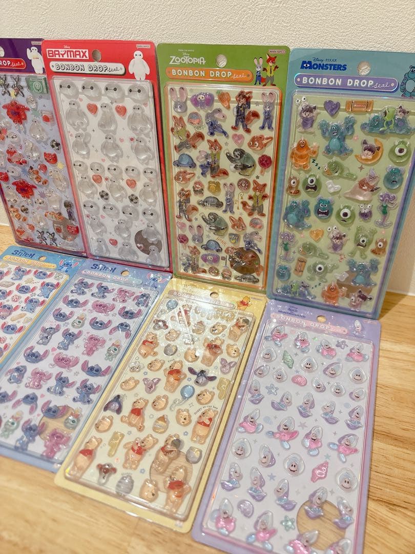 【正規品】ボンボンドロップシール　ディズニー