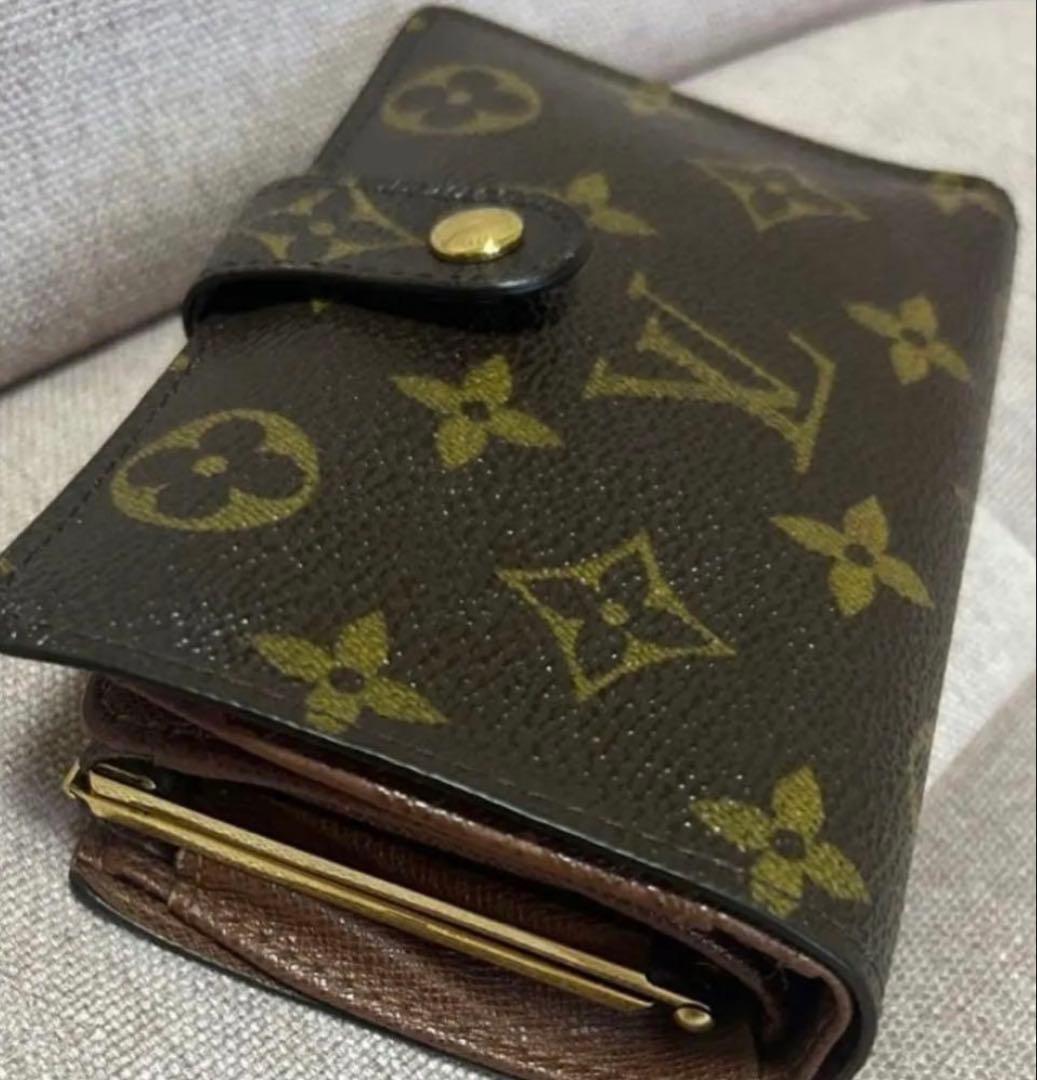 Louis Vuitton 二つ折り財布 ダークブラウン　極美品