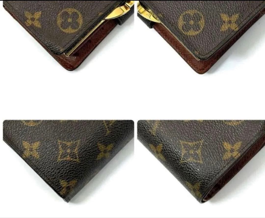 Louis Vuitton 二つ折り財布 ダークブラウン　極美品