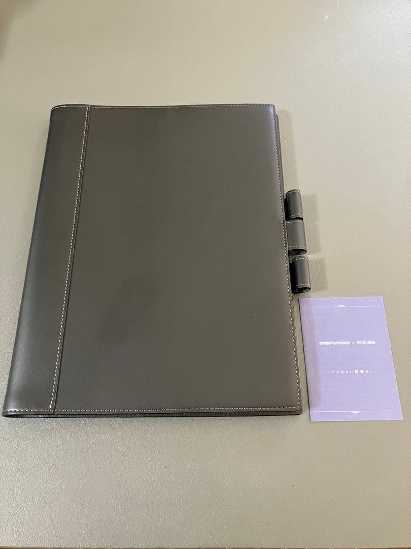 ソメスサドル A4ノートカバー　本革