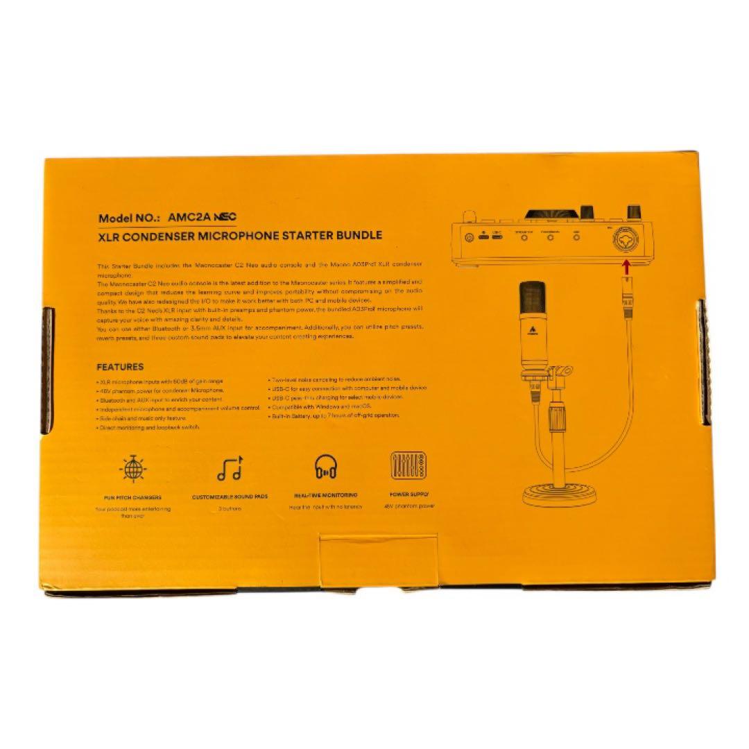 maono Caster C2 XLRコンデンサーマイクセット