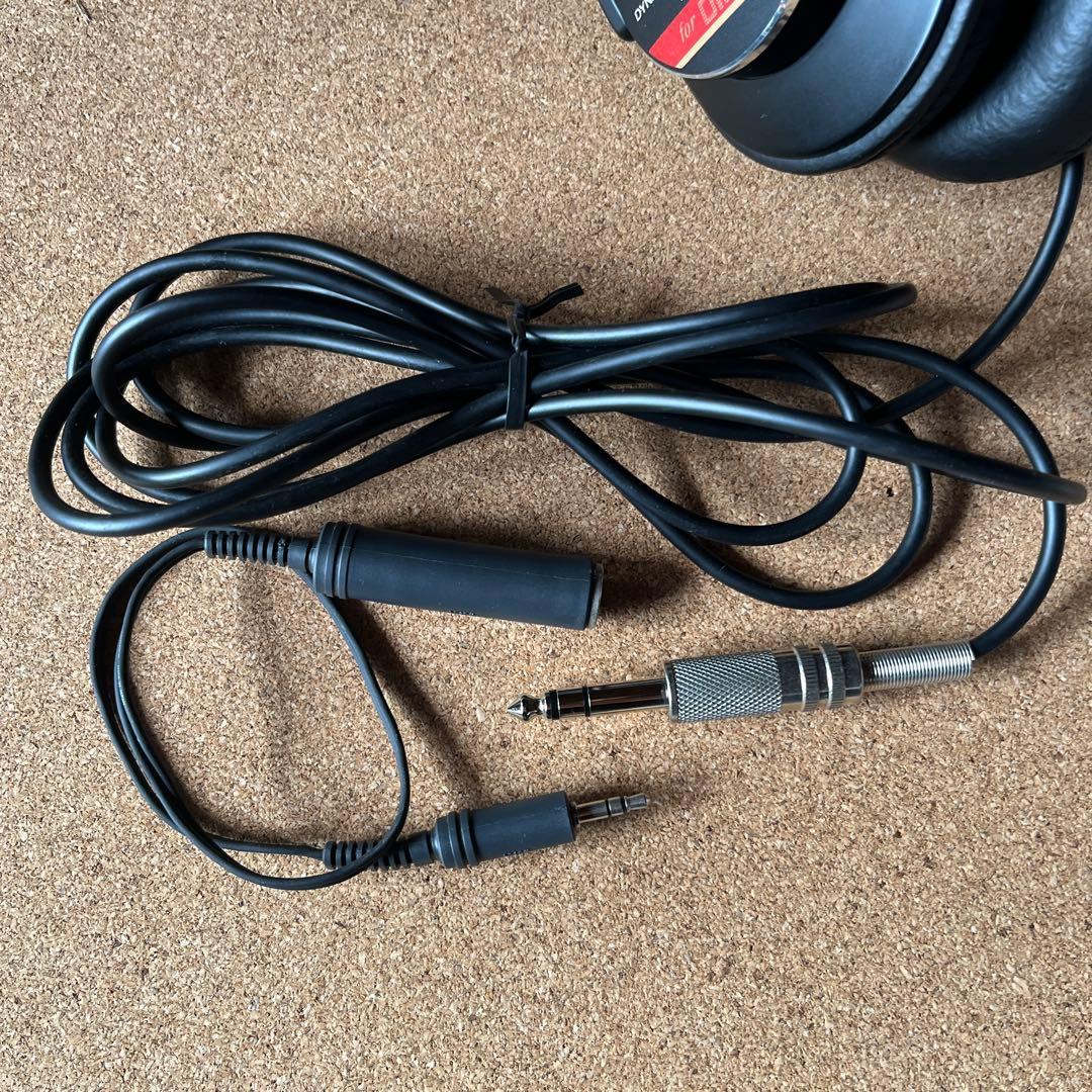 SONY スタジオモニターヘッドホン MDR-CD900ST 変換プラグ付