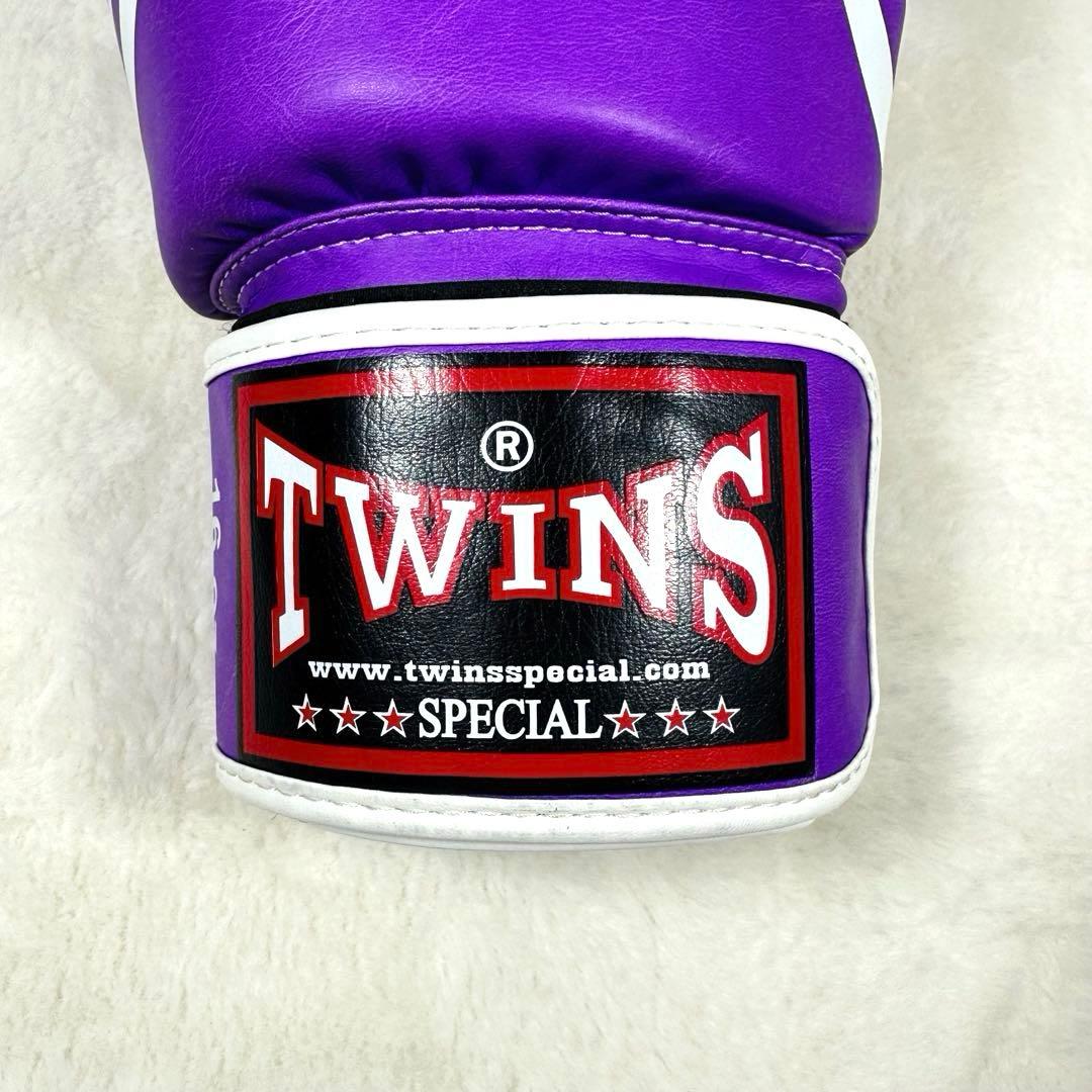 【希少】TWINS SPECIAL ボクシンググローブ　16オンス　紫