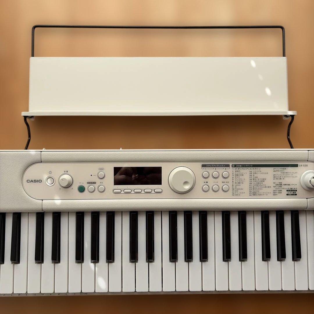 【美品】CASIO LK-530光ナビゲーションCasiotone2023年製