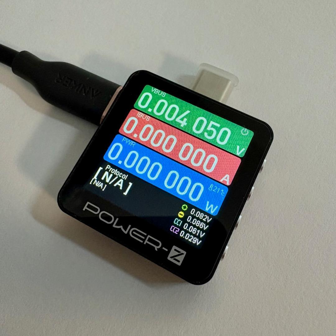 Power-Z KM003C ポータブル 高性能 USBテスター