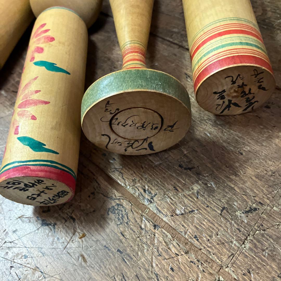 D-3 昭和レトロ 伝統こけし 18体セット 大量コレクション 創作こけし