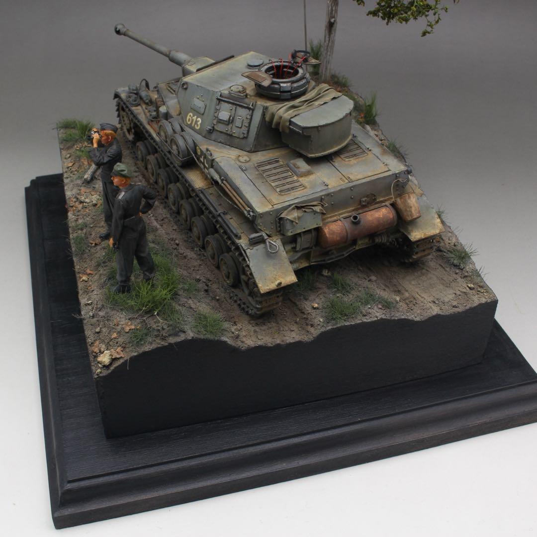 1/35 Ⅳ号戦車　G型　ドラゴン　ジオラマ　プラモデル　模型