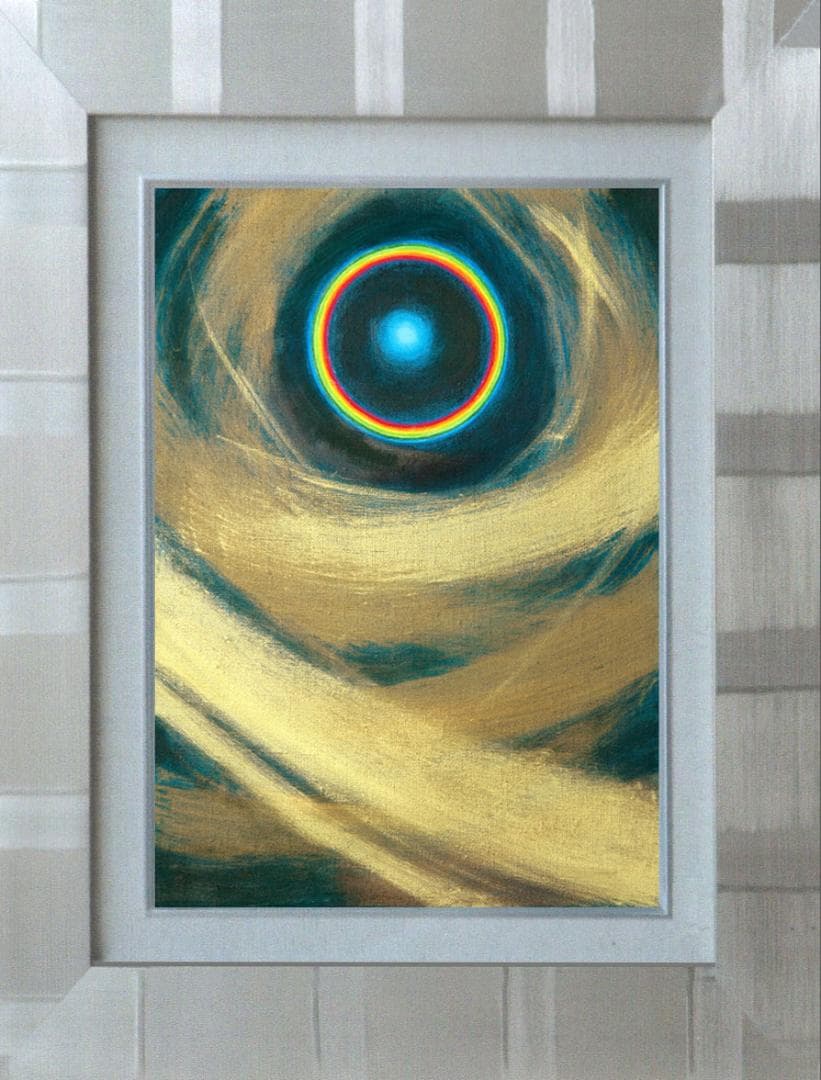 油絵 菅家令子 絵 絵画インテリア F4-G232023　風景 祈り 希望 奇跡