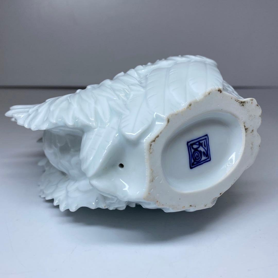 十二代 酒井田柿右衛門 鶏置物 H20cm 東キ7-1206☆1F トヒニト