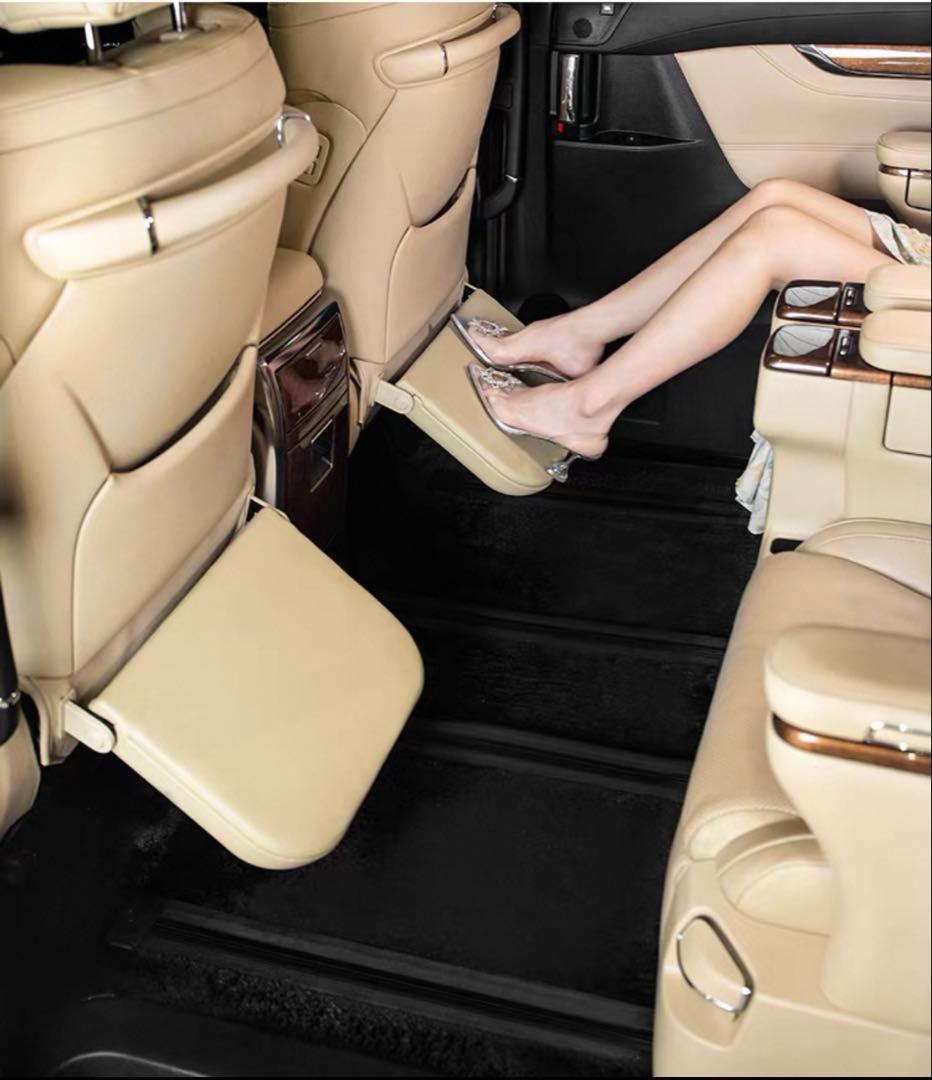 新品30系 アルファード ヴェルファイア レザー足置き 前期 後期 左右セット