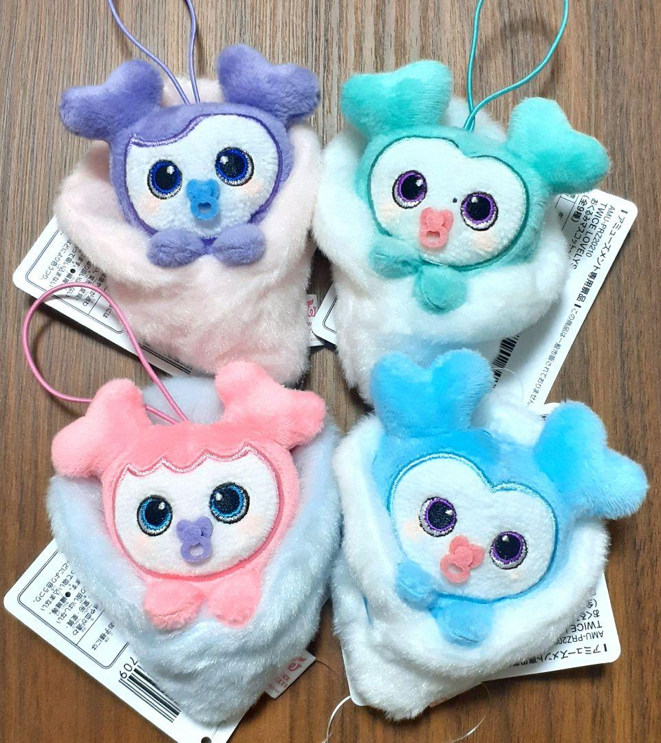 TWICE　おくるみ マスコット　ミナ　サナ　モモ　ナヨン　4点　GiGO限定