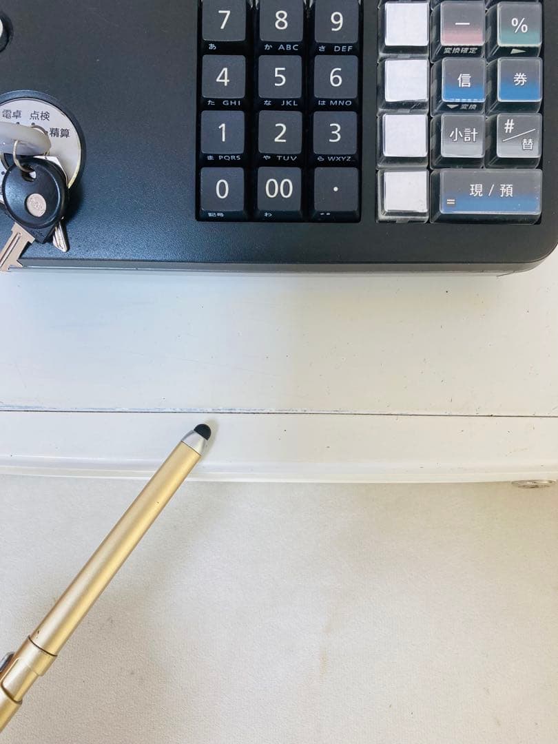 カシオ　CASIO　電子レジスター　レジ　TE-300　TE300　黒色ブラック