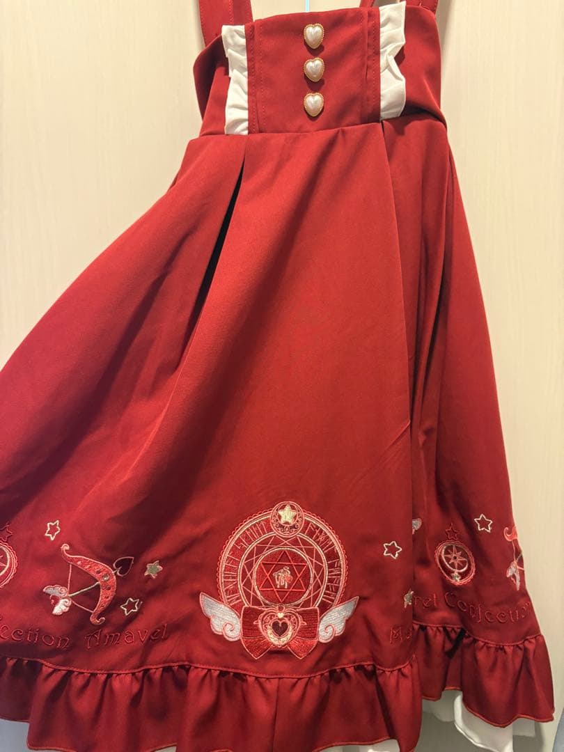 あきAmavel Magical Sweet Angel スカート レッド