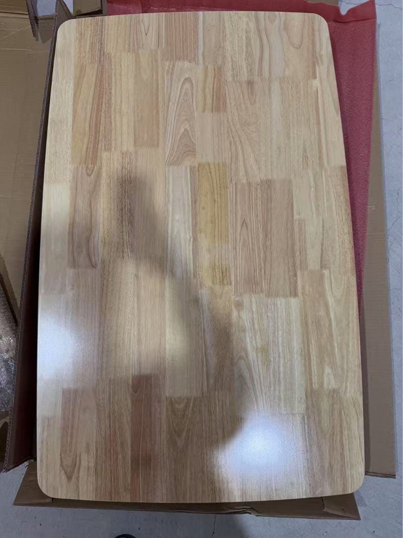 L01 ダイニングテーブル オック無垢 ラバーウッド 木製 カフェテーブル