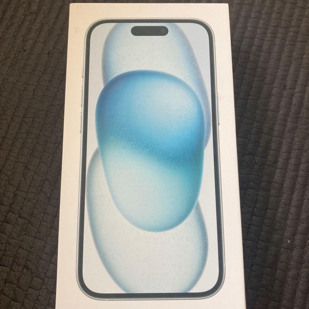 新品 未使用 iphone 15 128gb ブルー 本体 simフリー