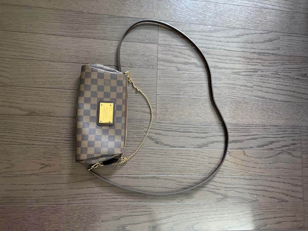 ルイ・ヴィトン ダミエエベヌ エヴァ アクセサリーポーチ 2way