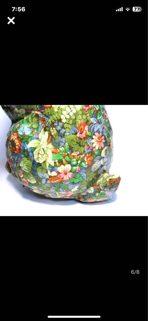 ポーセリン製　うさぎ　フィギュリン　大