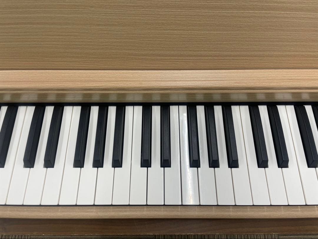 電子ピアノ88鍵盤　給電タイプ　木目調ボディ　オークベージュ