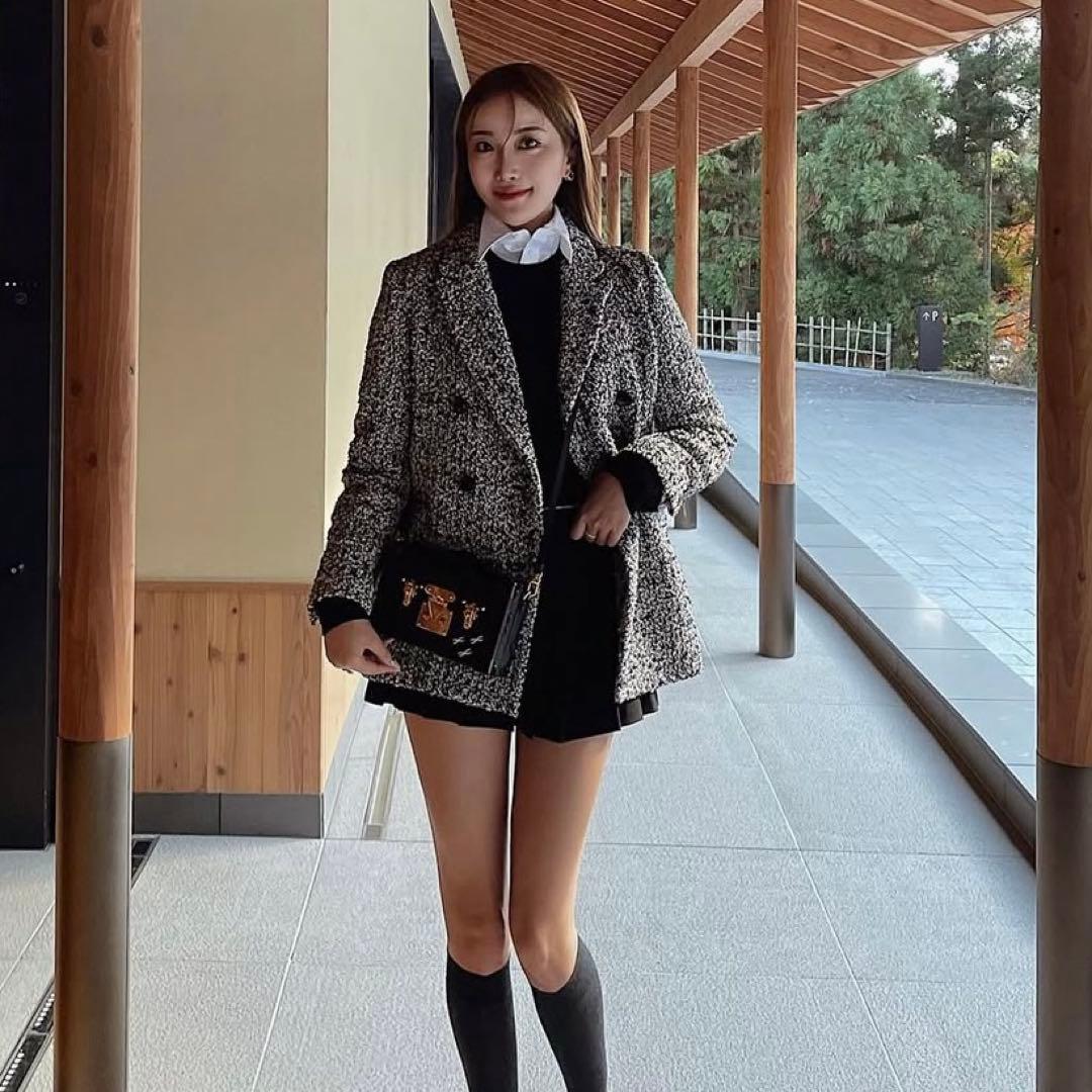 sheller シェリエ ツイード ジャケット