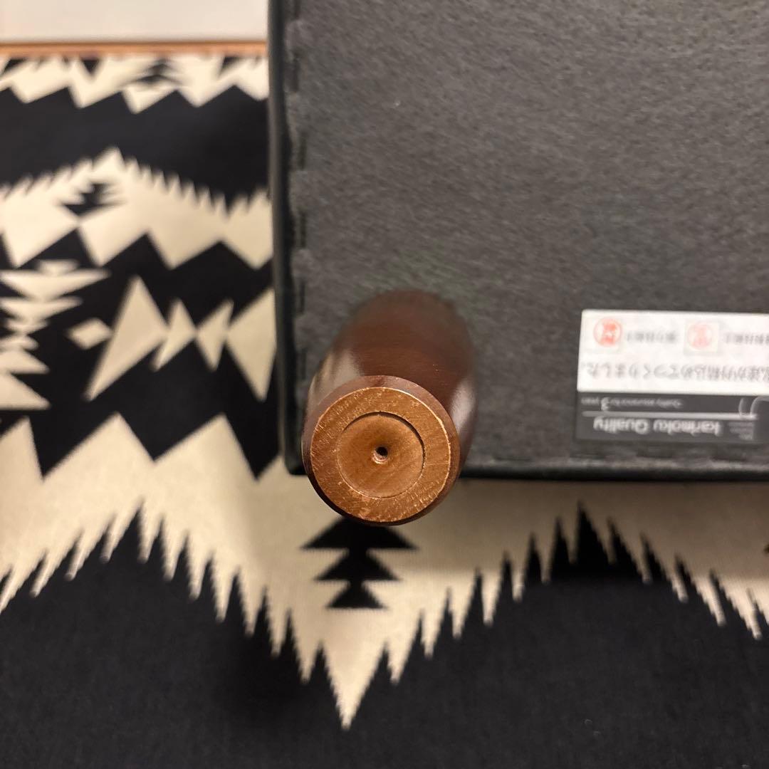 美品　カリモク60　Kチェア　オットマン　スタンダードブラック　 モダンスツール